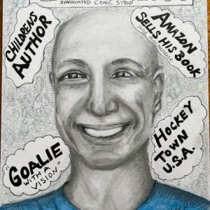 GUESS WHO GOT SKETCHED! In this week’s edition, we bring back a popular feature where a local artist sketches people, places and things in Saugus. Got an idea who was being sketched this week? If you do, please email me at mvoge@comcast.net or leave a phone message at 978-683-7773. Anyone who correctly identifies the Saugonian being sketched between now and Tuesday at noon qualifies to have their name put in a green Boston Red Sox hat with a chance to be selected as the winner of a gift certificate. Please leave your mailing address in case you are a winner. Prize donation for the winner is a $15.00 Dunkin’ Gift Card donated Anonymously by a Daughter of the American Revolution (DAR) Parson Roby Chapter member who is wishing you a peaceful & reflective Memorial Day. You have to enter to win! Look for the winner and identification in next week’s “The Sounds of Saugus.” (Courtesy photo and sketch by Joanie Allbee, aka “The Sketch Artist”)