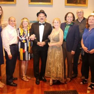 Mayor Gary Christenson, center, is shown with Mary Ellen O’Meara of The Friends of the Malden Public Library along with State Rep. Steve Ultrino, Councillors Peg Crowe, Cary McDonald and Steve Winslow, and school committee members Elizabeth Hortie and Sharyn Rose-Zeiberg.