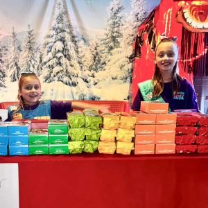 Sisters Monica and Bianca Grehs from Girl Scout Troop 83409 are now members of GSEMA’s 500 Club! During the 2023-2024 Cookie Program, the sisters sold over 1,000 packages of cookies. The earnings from the cookie sales will provide the girls with Cookie Credits to go towards Girl Scout Camp. (Courtesy photo)