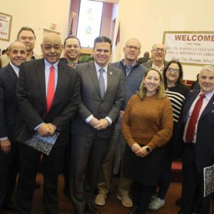 Malden’s elected officials, including Mayor Gary Christenson, State Sen. Jason Lewis, State Reps. Steve Ultrino and Paul Donato, former city councillor Neal Anderson as well as city council and school committee members were present for the 37th Observance of Rev. Dr. Martin Luther King, Jr. Day.