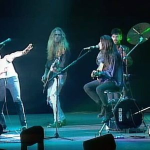 The original lineup of Extreme performing their hit song “Hole Hearted” live and in concert.