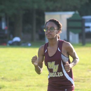 Gabriela Coates finished second for the Eagles.