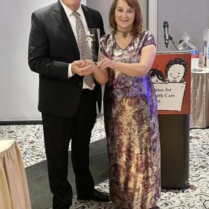 Superintendent William Hart and JCCHCE Executive Director Elvira Pinjic