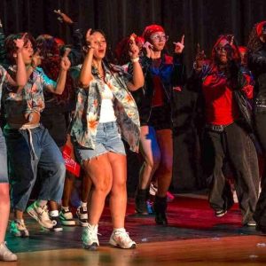 The A-0 Step Team performs — always a popular act at the show. (All Advocate Photos/Henry Huang)
