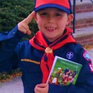 Jake D’Eon’s first day as a Cub Scout