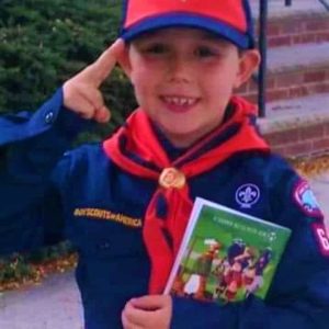 Jake D’Eon’s first day as a Cub Scout