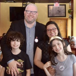 Candidate Lissette Alvarado and family at her Campaign Kickoff event this past June (Courtesy of LA for Malden)