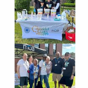 Malden Board of Health Addiction Recovery Resource Specialist Paul Hammersley and members of Malden Cares (Photo courtesy of the City of Malden)