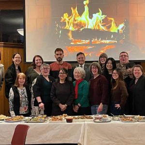 Malden Public Library Staff, Mayor Gary Christenson, Trustees John Tramondozzi and Frank Molis 2025