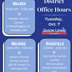 Malden, etc. Office Hours