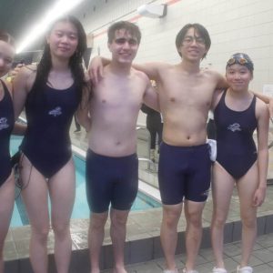 Malden High School seniors, shown from left to right: Larissa Granja Retamero, Joyce Zhou, Joao Victor Santos, Stanley Yip and Tiffany Pham.