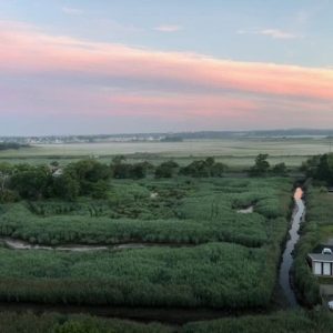 A bird’s-eye view of Rumney Marsh looking towards Northgate. (Advocate file photo)