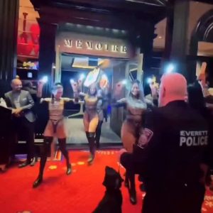 Mary with Officer Di