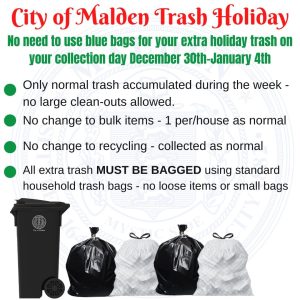 Mayor Announces Trash Holiday