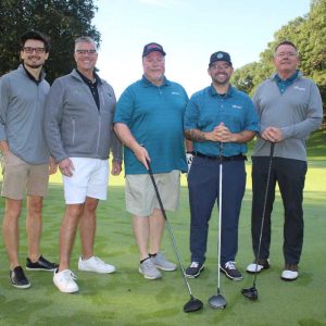 Members Plus Credit Union, shown from left to right: Leo Lemos, Chris Ross, Eric Rich, Justin Lasko and John Murphy.