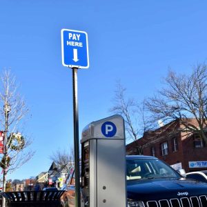 During the holiday season, the City of Everett will offer two hours of free parking. Additionally, next year the price for a meter sticker will be $50 per month or $440 for the year. (Photo courtesy of the City of Everett)