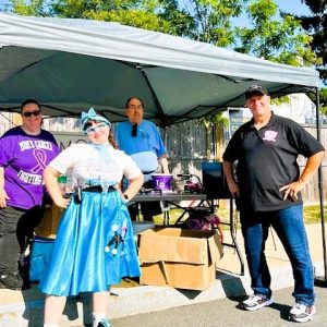 Mom’s Cancer Fighting Angels’ 11th Annual Car Show raised $4,000 last Sunday (July 13) at the Saugus Middle-High School parking lot, where 225 entries drove in for a four-hour viewing. (Courtesy Photos of Joanie Allbee)