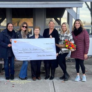 Shown are members of Orange Rose Foundation as well as Portal to Hope: Balan Braxton-Lewis, Gina Maniscalco, Elvira Cataldo, Amata Cucuzza, Erminia Amy Buscaino and Marni Gallagher.  (Courtesy photo)