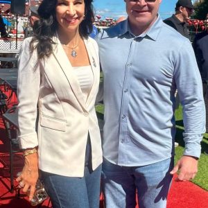 Candidate for Re-election Michelle Kelley with Sean M. O’Brien, General President of the International Brotherhood of Teamsters at this past weekend's OZ Teamsters United Boston Bash at Kowloon Restaurant Saugus.  (Courtesy photo)