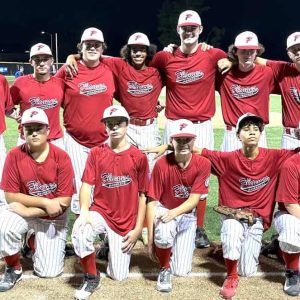 FLAMES ARE CHAMPS: On hand to congratulate the Malden Babe Ruth 13–16-year-old 2025 League Champion Flames and their manager Deano Summers (back row, far right) was Malden Mayor Gary Christenson (back row, far left). The Flames include (not in order above) Rebeth Calazarte, Tommy Cronin, Nicholas D’Anna, Jacob Gisetto, Daniel Harr, Jason Harr, Joseph Hatch, Myles Martino, Devin Milonopoulos, Kevin Moura, Kyle Nickerson, Brendan Skerry and Justin Spadafora-Hurley. (Advocate Photo)