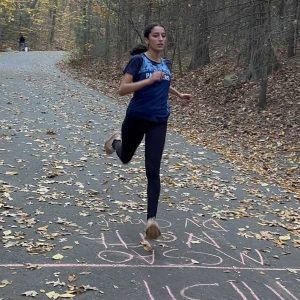 Senior Marwa Yeznasni, 18, led PCSS Girls' Cross Country to a second championship this year. (Courtesy photo)