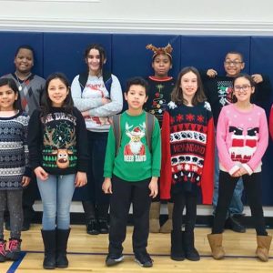PARLIN SCHOOL STUDENTS: front row: Kailani Smith, Kimberlin Portillo Valle, Eliany Canelas Fuentes, Stephanie Villa Sanabria, Ryan Teofilo, Abegail Musto, Angelina Vasquez, Sabriyah Hurd and Lydia Perry; back row: Sanaa Bispham, Trevon Carrington, Aeshah Mohammed, Elivia Bennett, Joseph Doss, Ruby Renderos and Roxsi Martinez Ochoa.
