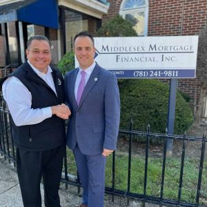 Gerry Visconti is shown endorsing Patrick Keefe for mayor.