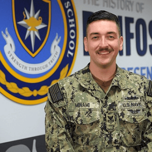 Petty Officer 1st Class Raymond Minami, of Saugus, plans on working on the Fourth of July aboard USS Constitution – America’s oldest commissioned warship. (Courtesy Photo of U.S. Navy, by Mass Communication Specialist 1st Class Amber A. Weingart)