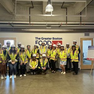 State Senator Sal DiDomenico’s team at The Greater Boston Food Bank with their team and other State House offices.