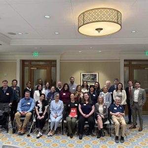 Senator Sal DiDomenico with all of the ALS advocates. (Courtesy photo)