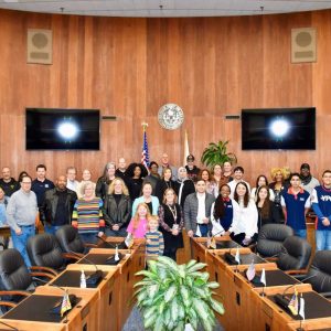 Attendees at the November 18, 2024, ceremony at City Hall where the Everett Citizens Foundation presented grants. (Photo courtesy of the City of Everett)