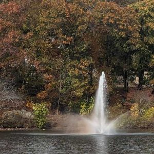 Fountain at Fellsmere Park, October 2024 (Courtesy of Julie Connors)