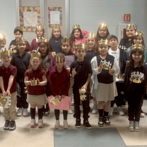 A.C. Whelan students celebrating their nominations for kindness.