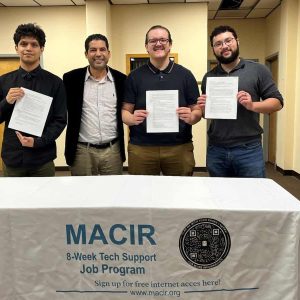 From left to right: Fernando Buenrostro, Rachid Moukhabir, Yousef Hariri, Ronald Morris.