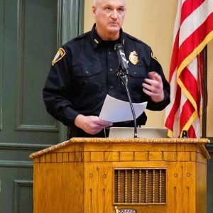 Police Chief Michael Ricciardelli said the Saugus Police Department’s approach to e-bike safety involves “education, enforcement, communication and partnership with the community.” (Saugus Advocate photo by Mark E. Vogler)