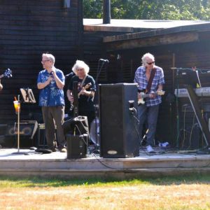 ROCKING AT THE IRON WORKS: Decades of Rock performed a free concert last Saturday at the Saugus Iron Works National Historic Site – the first of two free concerts offered by “Trails and Sails.” There will be another free concert tomorrow at 3 p.m. (Courtesy Photo by Laura Eisener)