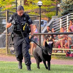 State Police did a K-9 demonstration.