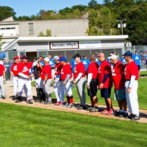 SAUGUS BASEBALL TRADITION REVIVED: Here is a scene from the 2011 Saugus High Baseball Alumni game. After an absence of several years, the Annual Saugus High Baseball Alumni Game will return to World Series Park tomorrow (Saturday, August 16) at 4 p.m. (Courtesy Photo to The Saugus Advocate)