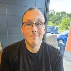 SAUGUS OVER COFFEE: During an interview at a local coffee shop this week, Precinct 7 Town Meeting Member Frank Federico explained the reasons why he plans to run for the Board of Selectmen in the Nov. 4 Town Election. (Saugus Advocate Photo by Mark E. Vogler)