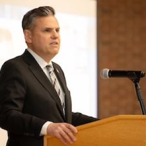 Mayor Gary Christenson delivers the State of the City Address. (All Photos Courtesy/City of Malden/Paul Hammersley)
