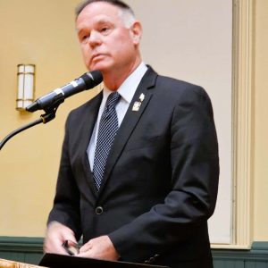 STILL WANTS THE JOB: Former Veterans Service Officer Paul J. Cancelliere said he would love to be reappointed as the Saugus Veterans Service Officer. (Saugus Advocate photo by Mark E. Vogler)