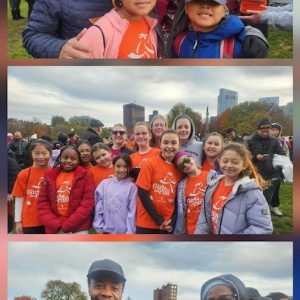 Salemwood students had lots of fun at the Girls on the Run Heart and Sole 5K at Boston Common. (Courtesy/Salemwood School)