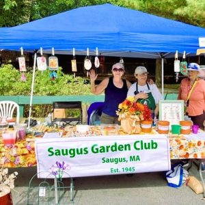 Saugus Garden Club members, pictured from left to right: Elizabeth Hunt, Randy Sue Abber and Sharon Genovese. (Courtesy photo of Joanie Allbee)