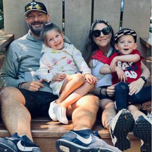 School Committee Candidate Shannon McCarthy with her family. (Courtesy photo to The Saugus Advocate)