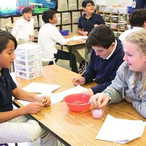 Beachmont Elementary School students are shown during a class. Beachmont was named a “National ESEA Distinguished School” by the National Association of Elementary and Secondary Education. (Photo courtesy of Revere Public Schools)