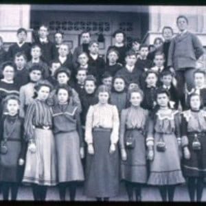 Students at the Felton School in 1902 (Courtesy Photo of Janice K. Jarosz)