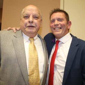 Ward 1 Councillor Wayne Matewsky congratulated Chris Simonelli as the city’s new substance abuse councillor. Simonelli also serves as the Ward 7 Councillor in Malden.