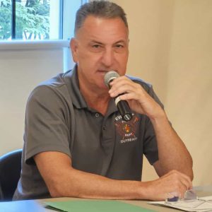THE DANGERS OF FAKE PILLS: “If you’re not getting a pill from a pharmacist or doctor, you’re playing Russian Roulette,” said Paul Guarino, Roadmap to Recovery program coordinator for the City of Everett Fire Department. (Saugus Advocate photos by Mark E. Vogler)