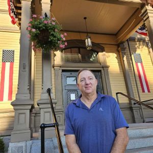 Chris Luongo is a lifelong Republican who got involved with the Saugus Republican Town Committee a decade ago. He became chair several months ago after longtime chair Jim Harrington stepped down. (Saugus Advocate photo by Mark E. Vogler)