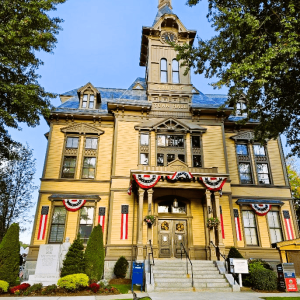 THE SEAT OF SAUGUS TOWN GOVERNMENT: The 50-member Town Meeting is the legislative branch of Saugus Town Government and convenes on the first Monday in May each year for a series of meetings to approve zoning articles and resolutions and to pass the town’s municipal budget. (Saugus Advocate photo by Mark E. Vogler)